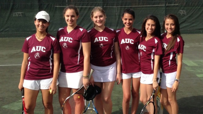 AUC Girls Tennis 2012 13