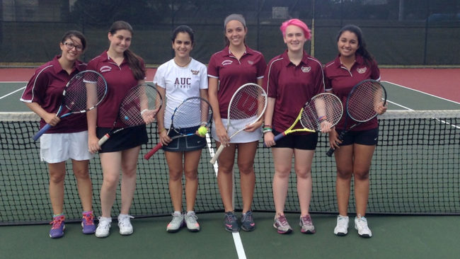 AUC Girls Tennis 2015 16