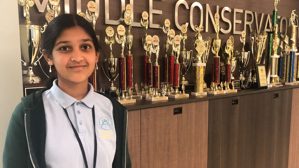 AMC Grade 7 Student Sailalitha Kodukula Makes History!