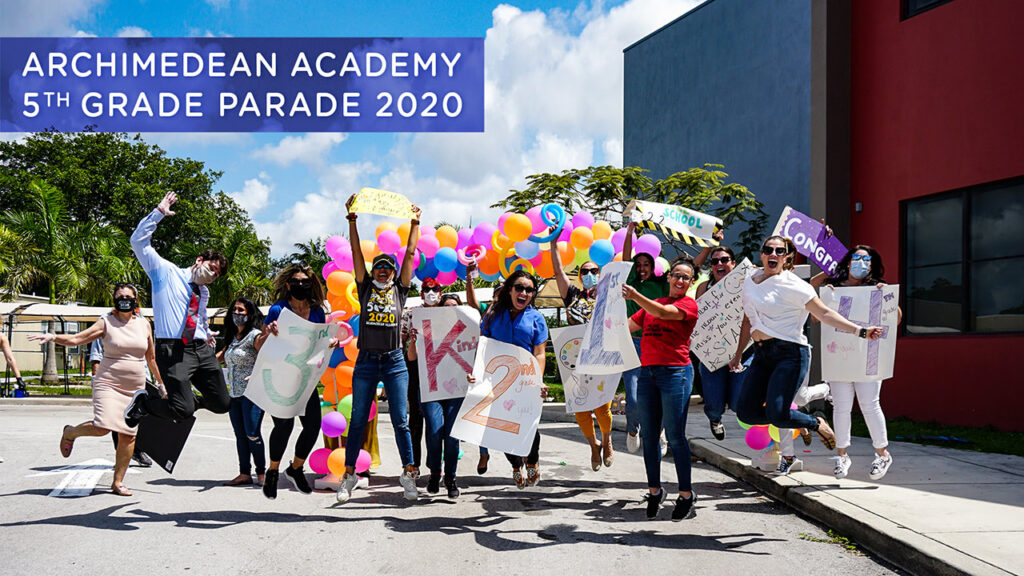 Archimedean Academy 5th Grade Parade 2020