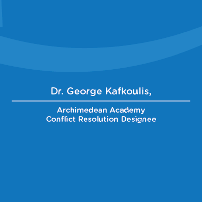 Dr. George Kafkoulis Archimedean Academy Conflict Resolution Designee