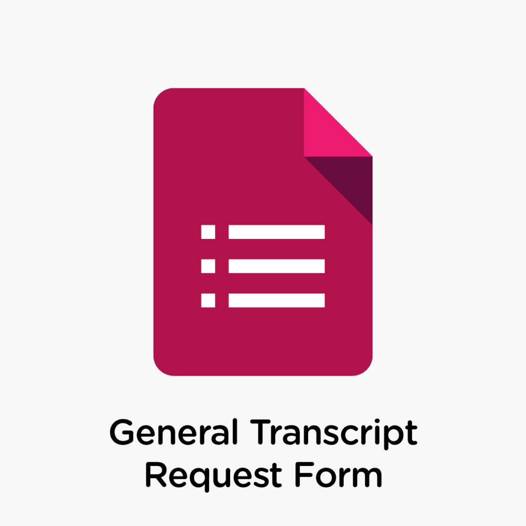 AUC General Transcript-Request Form