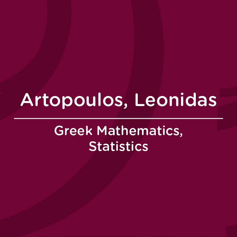 Artopoulos, Leonidas_AUC Faculty