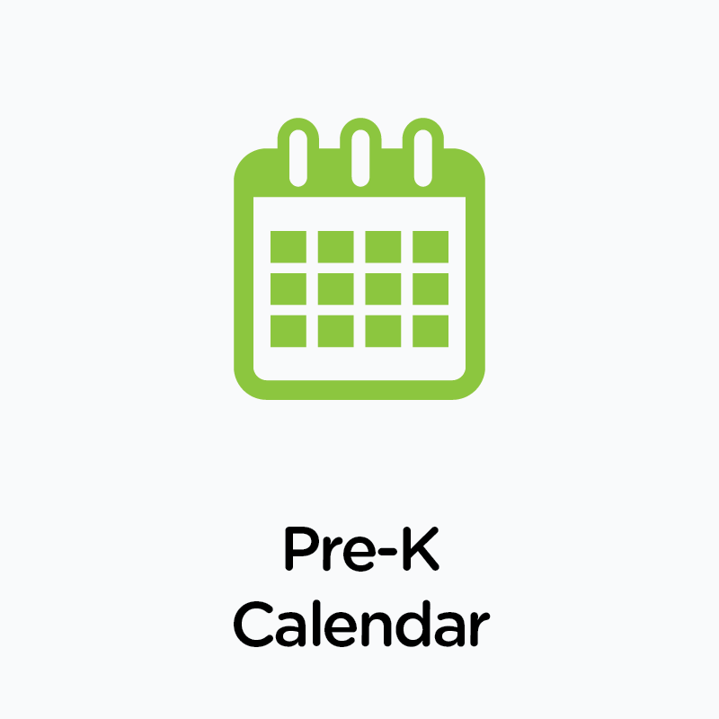 Pre-k Calendar Button