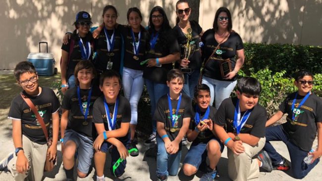 Archimedean Academy students placed 1st Overall at the Elementary Science Olympiad Competition at FAU on Saturday May 11th 2019