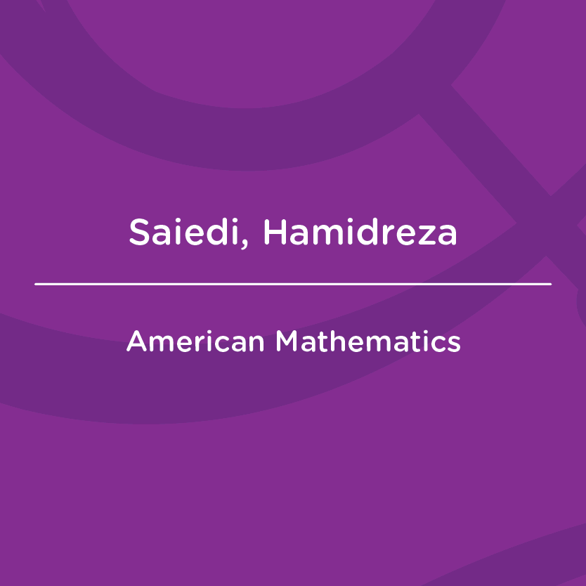 AMC Faculty Saiedi, Hamidreza