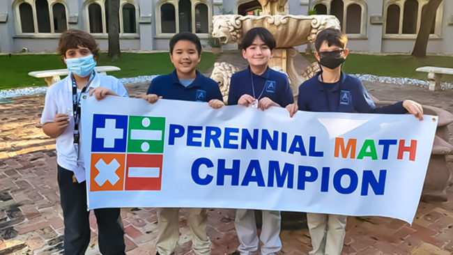 ArchiMath scholars Perennial Math 2021 22 Champions
