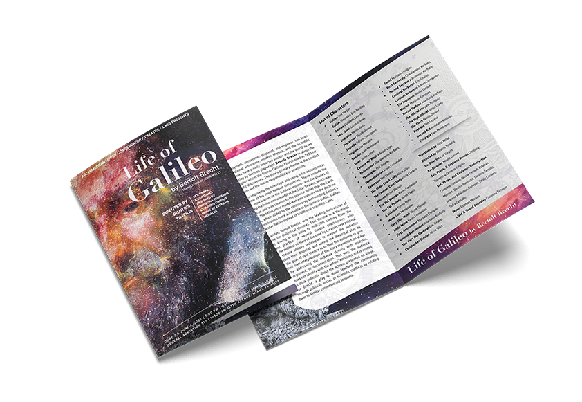 Galileo Brochure Menu