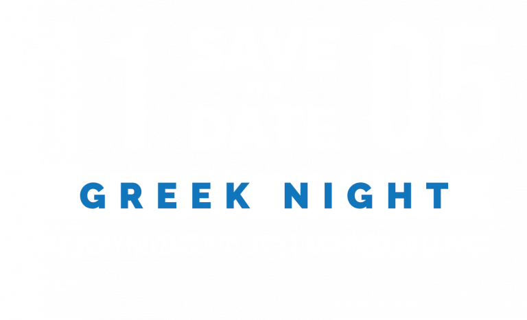 Save The Date Greek Night 2022