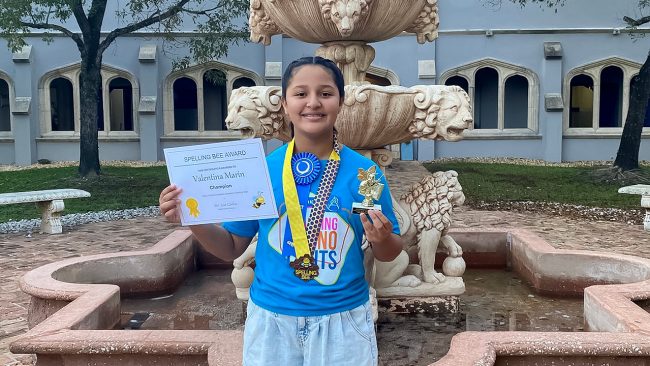 Archimedean Academy Scholars Participated In The Annual Spelling Bee Competition Valentina Marin