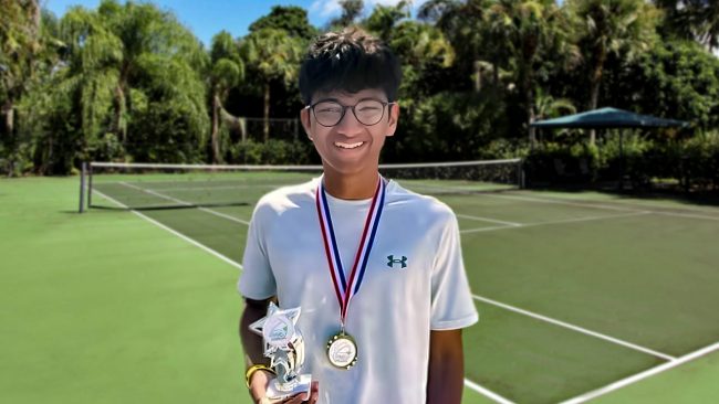Daksh Agrawal Claims Victory in Casely Junior Tennis Tournaments Double Division