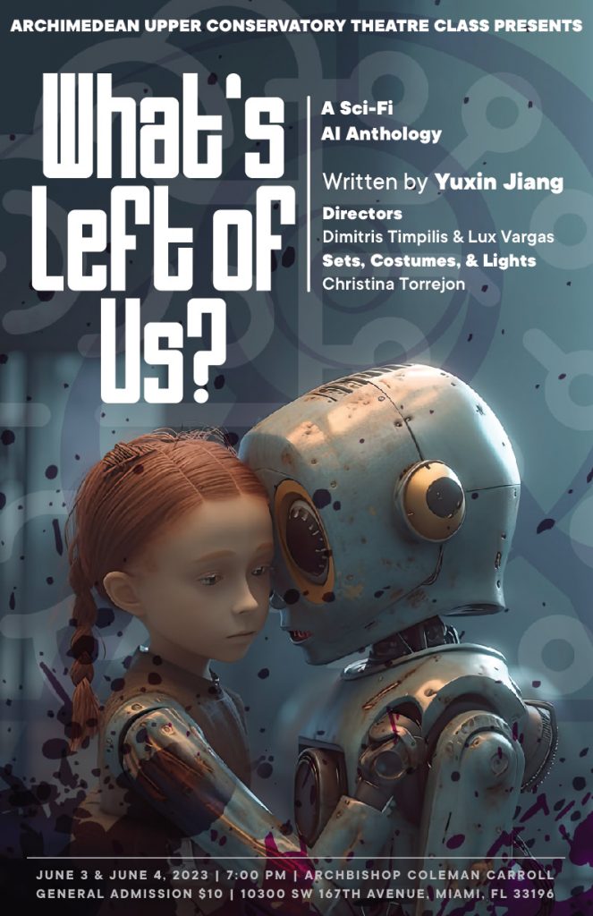What’s Left of Us? A Sci-Fi AI Anthology Poster