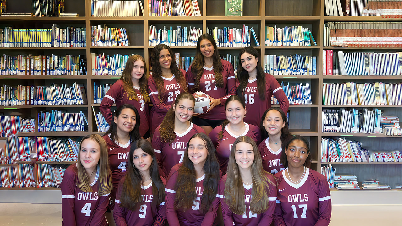AUC Girls Volleyball 2023 24 Cover