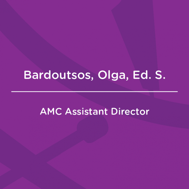 AMC Faculty Bardoutsos Olga 1