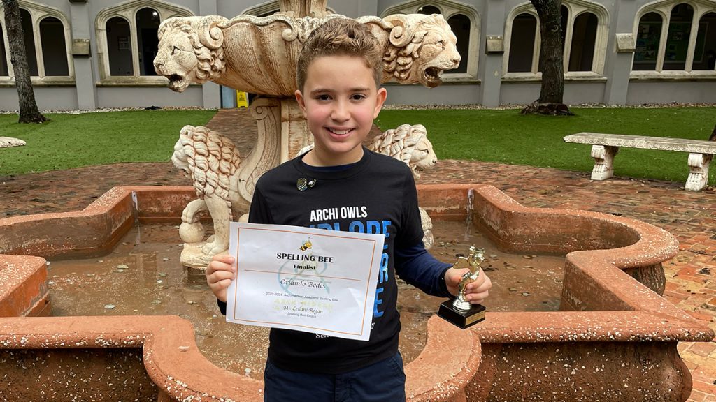 Orlando Bodes Archimedean Academys Spelling Bee Champion FI