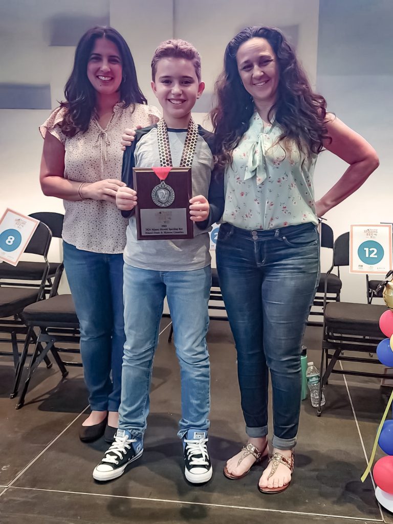 Archimedean Academy Student Orlando Bodes: Second Place in Miami Herald Spelling Bee! 1