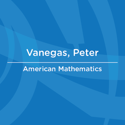 AA Faculty Profiles Cards Vanegas, Peter