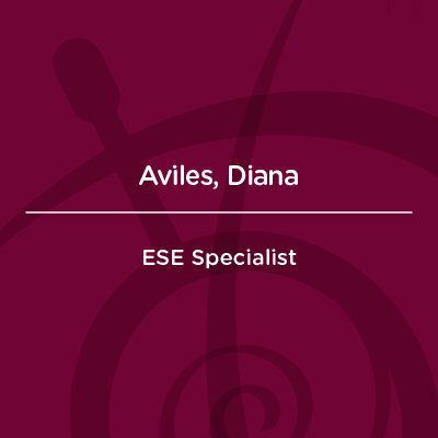 AUC Faculty Profile Cards Aviles, Diana | ESE Specialist