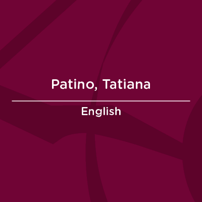 AUC Faculty Profile Cards Patino, Tatiana