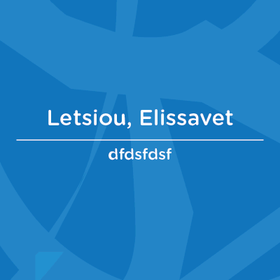 AA Faculty Profiles Cards Letsiou, Elissavet