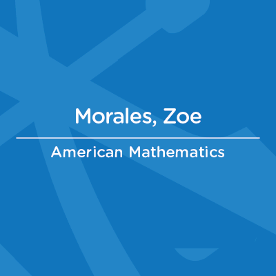 AA Faculty Profiles Cards Morales, Zoe