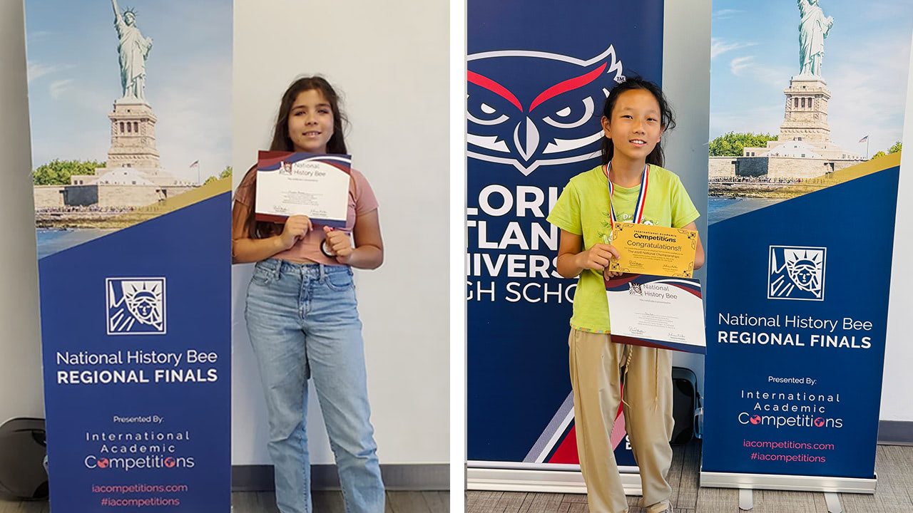 Archimedean 5th Graders Shine at the SE Florida History Bee