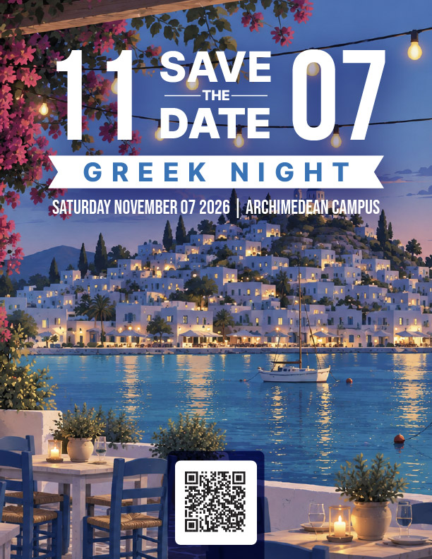 Greek Night 2026 Save The Date