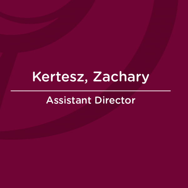AUC Faculty Profile Cards Kertesz Zachary